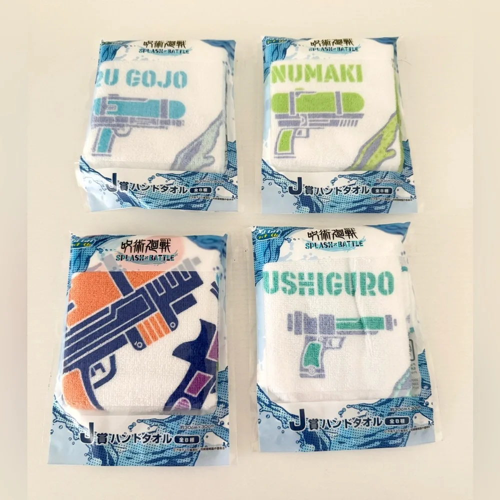 Anime official collectible mini towels jujutsu kaisen